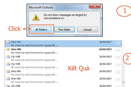 Mail Outlook hiện dấu chấm than là lỗi gì? và cách khắc phục
